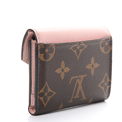 Louis Vuitton Monogram Zoe Wallet Rose Ballerine 2 of 11