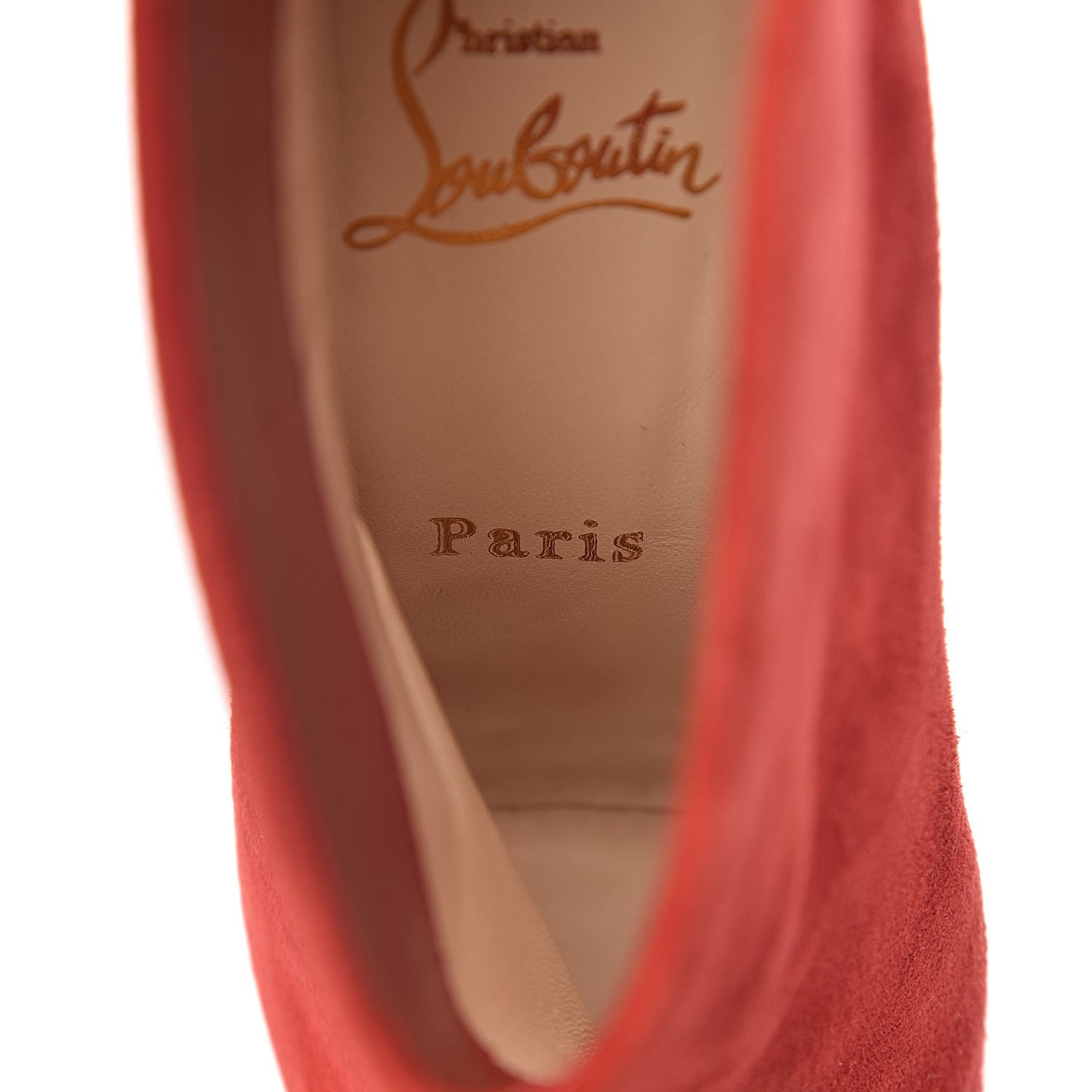 Veau Velours Ankle Boots 35.5 Carmin