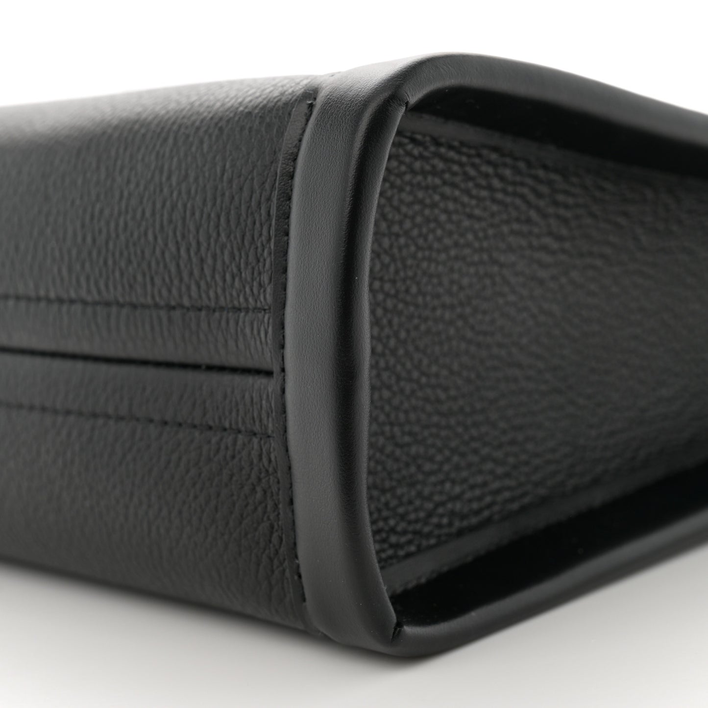 Grained Calfskin Mini By My Side Tote Black