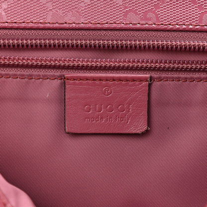 Gucci Imprime Monogram Medium Double Buckle Flap Messenger Bag Vintage Rose 6 of 11