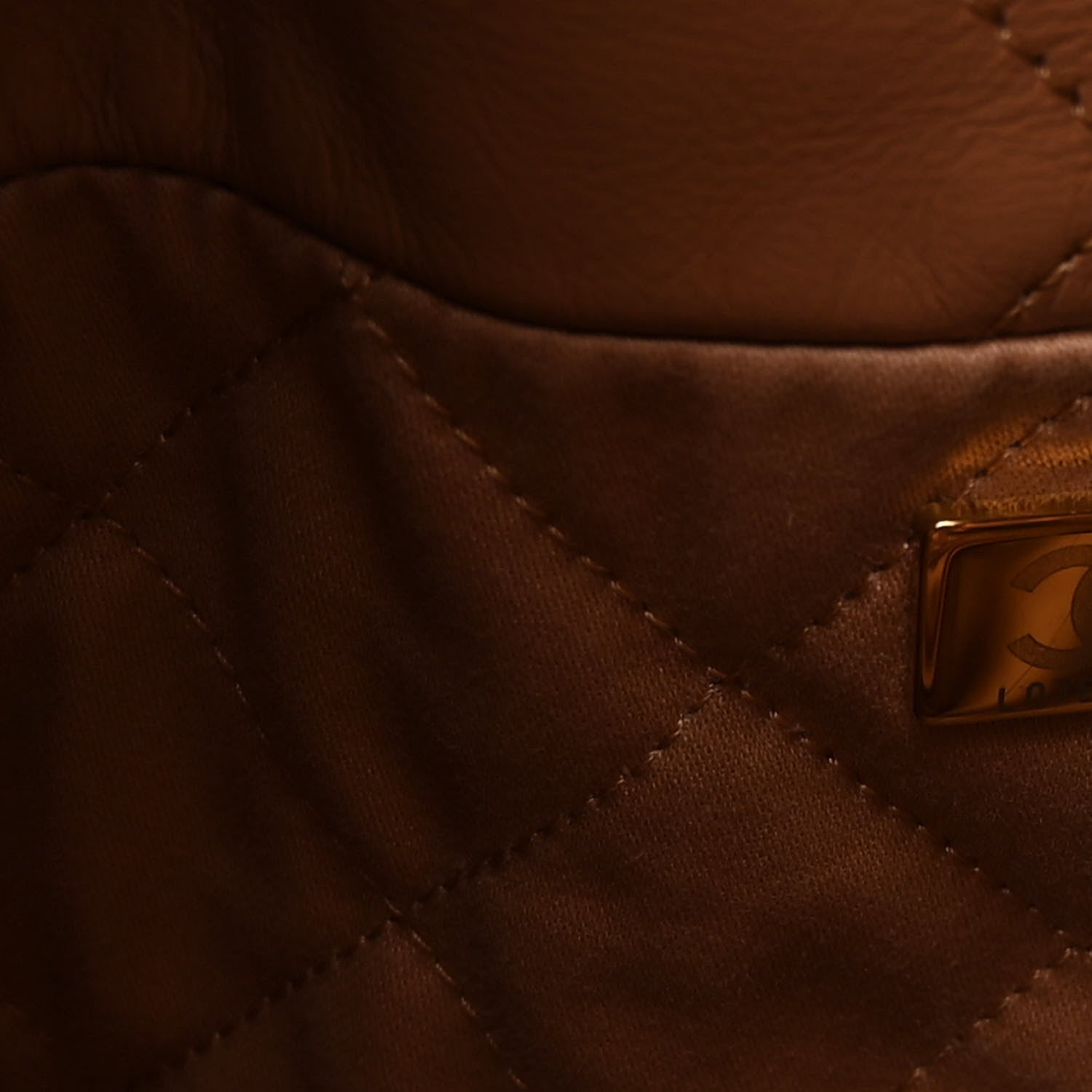 Chanel Shiny Calfskin Quilted Chanel 22 Camel 8 of 11