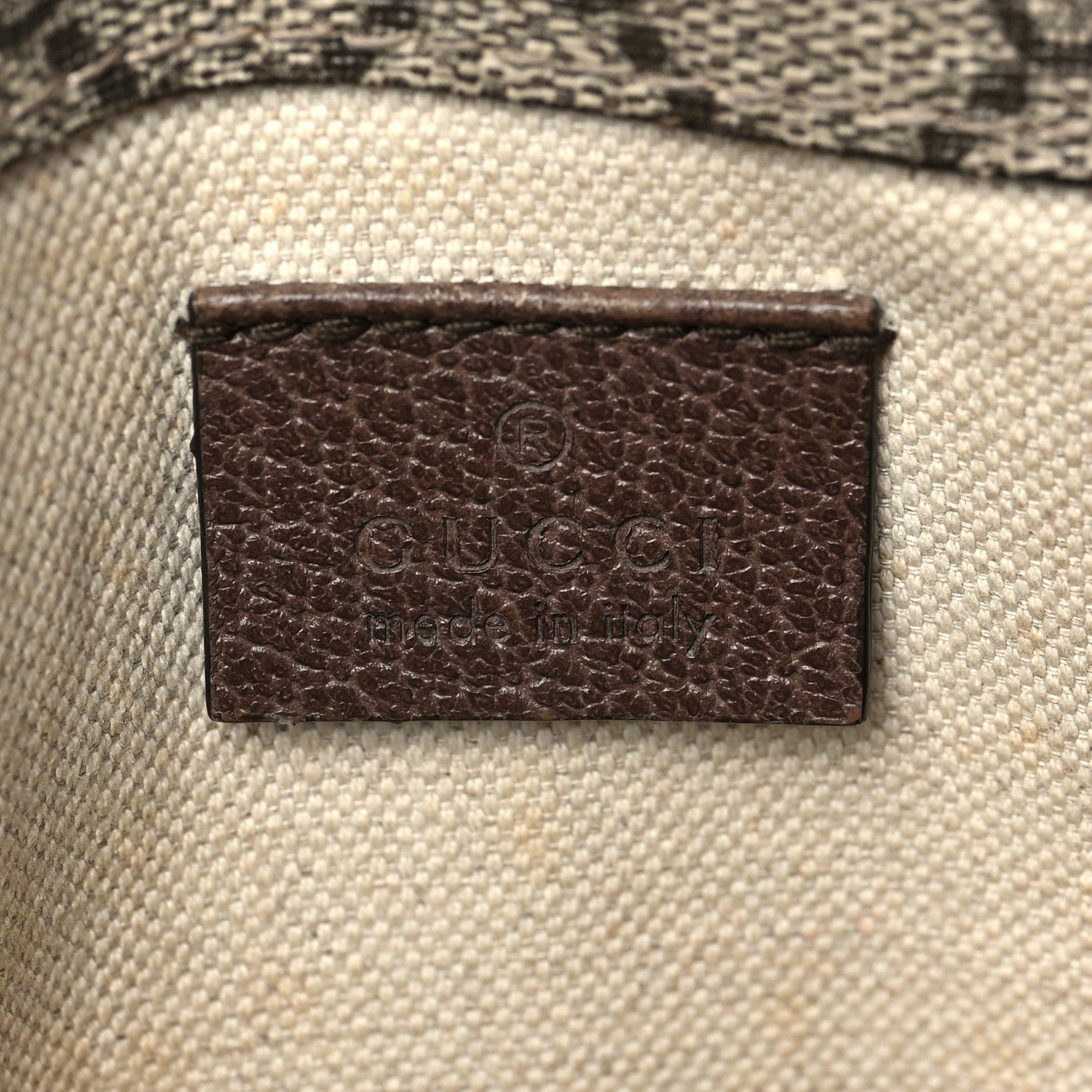 Gucci GG Supreme Monogram Neo Vintage Web Belt Bag Brown 6 of 11