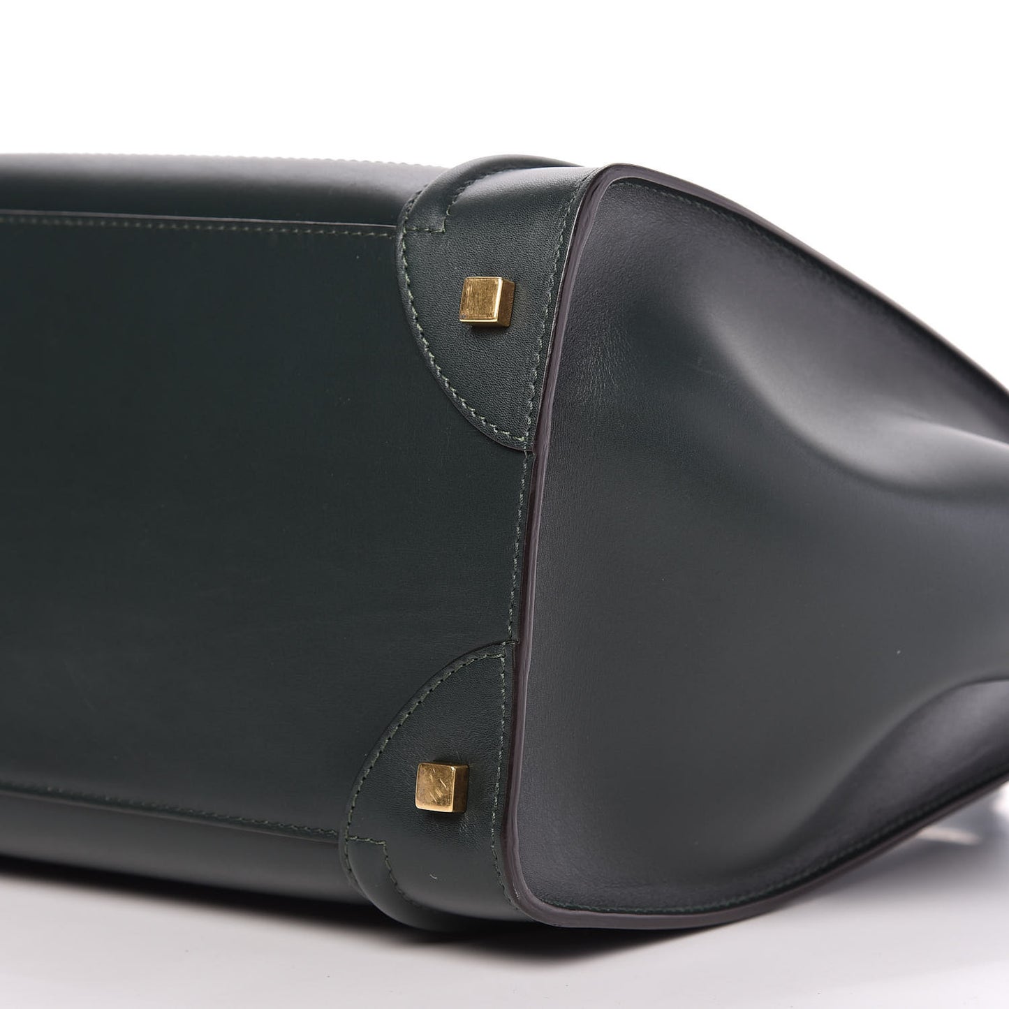 Smooth Calfskin Mini Luggage Emerald