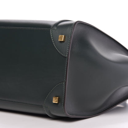 Celine Smooth Calfskin Mini Luggage Emerald 7 of 9