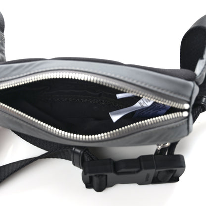 Burberry Econyl Logo Print Small Cannon Bum Bag Charcoal Grey 5 of 11