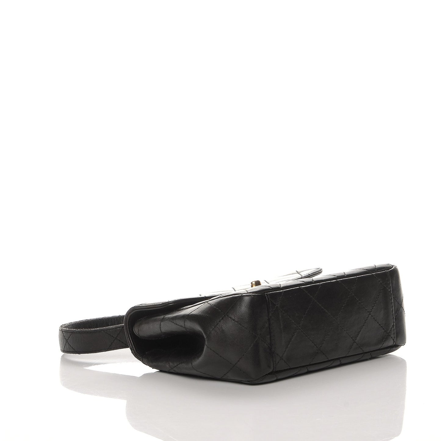 Lambskin Mini Kelly Flap Bag Black