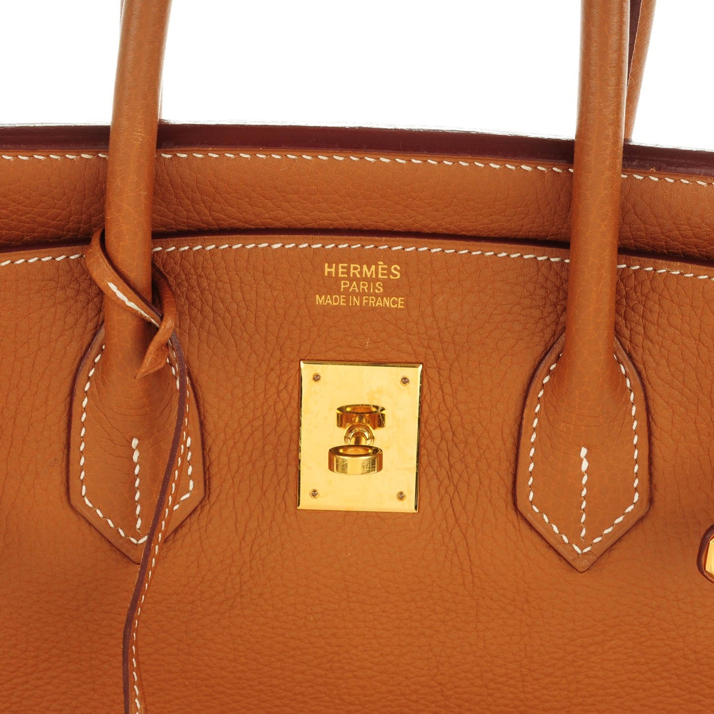 Taurillon Clemence Birkin 35 Gold