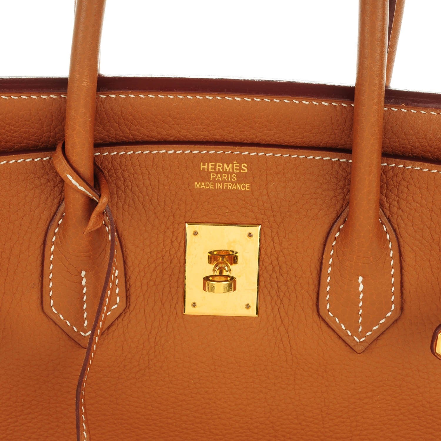 Hermes Taurillon Clemence Birkin 35 Gold 10 of 24