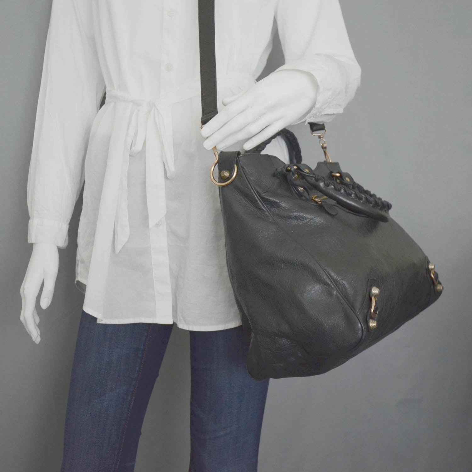Balenciaga Agneau Giant 12 Rose Gold Hardware Velo Nero Black 2 of 9
