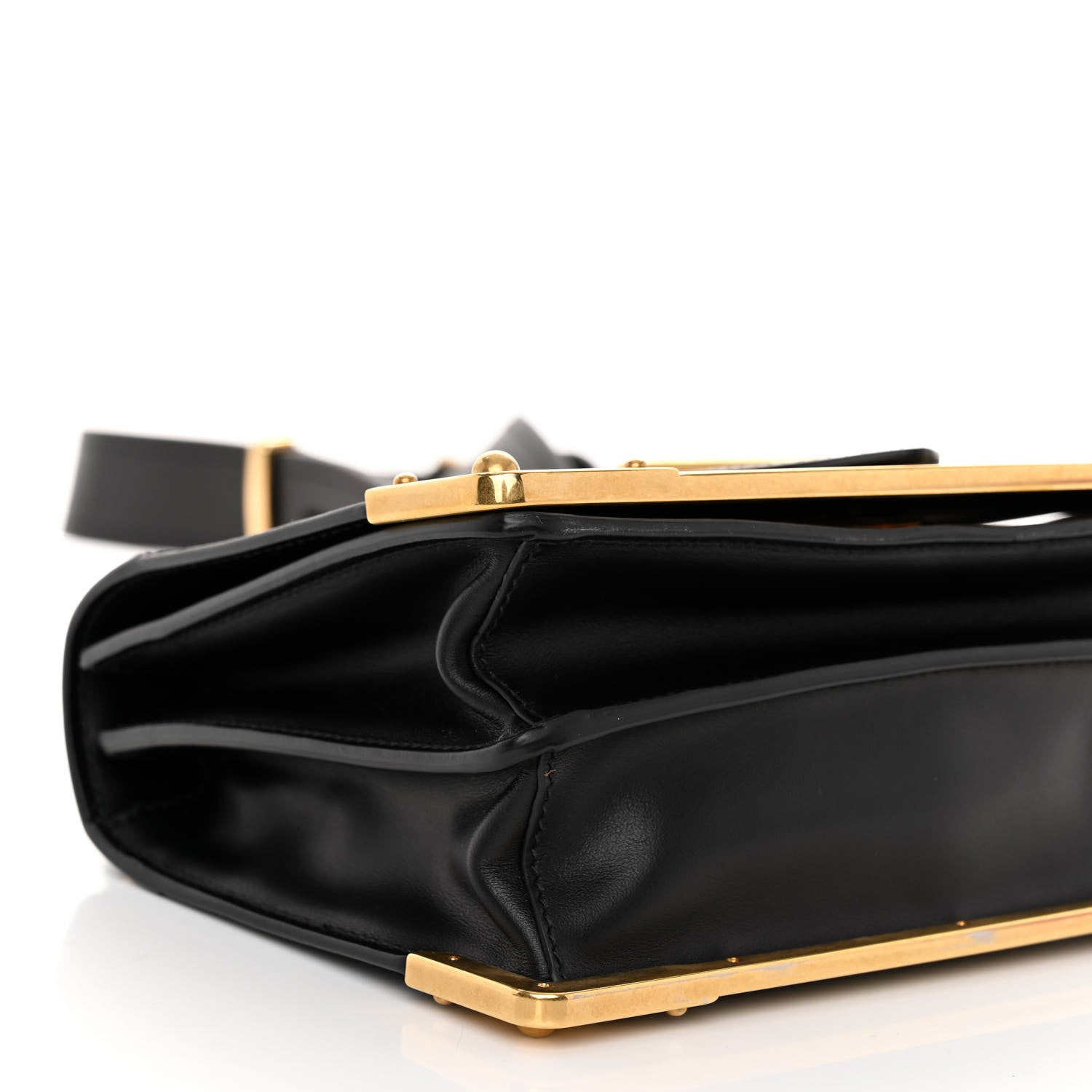 Prada City Calf Saffiano Cahier Bag Black 8 of 12