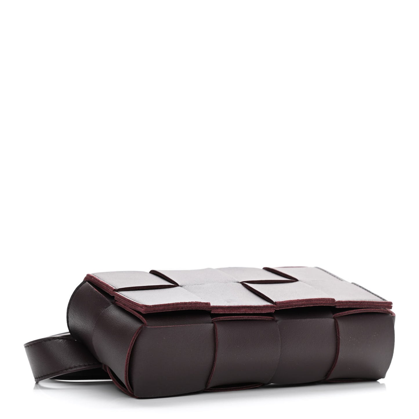 Nappa Maxi Intreccio The Belt Cassette Bag Grape