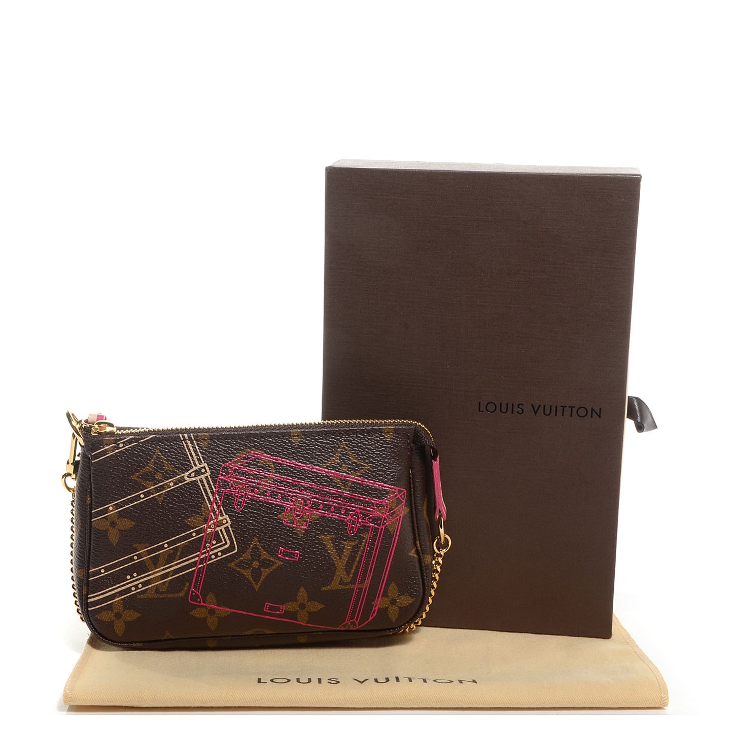 Monogram 2014 Christmas Animation Mini Pochette Accessories