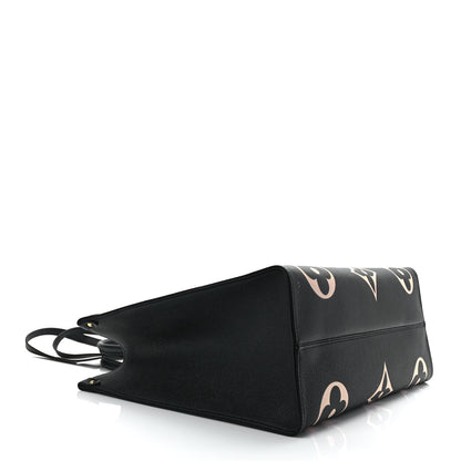Louis Vuitton Empreinte Monogram Giant Onthego GM Black Beige 6 of 19