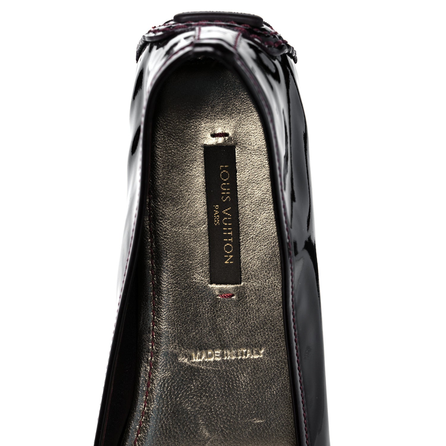 Louis Vuitton Patent Lovely Ballet Flats 37 Black 8 of 9