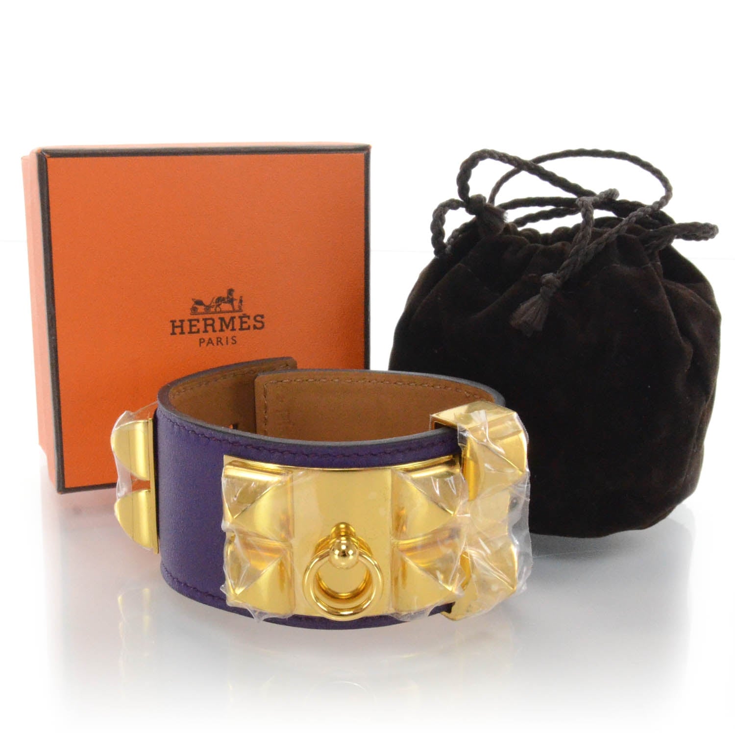 Hermes Swift Collier de Chien CDC Bracelet Ultraviolet 6 of 8