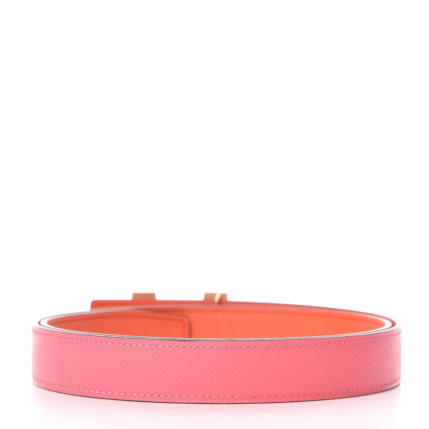 Swift Epsom 24mm Mini Constance H Belt 85 Orange Poppy Rose Azalee