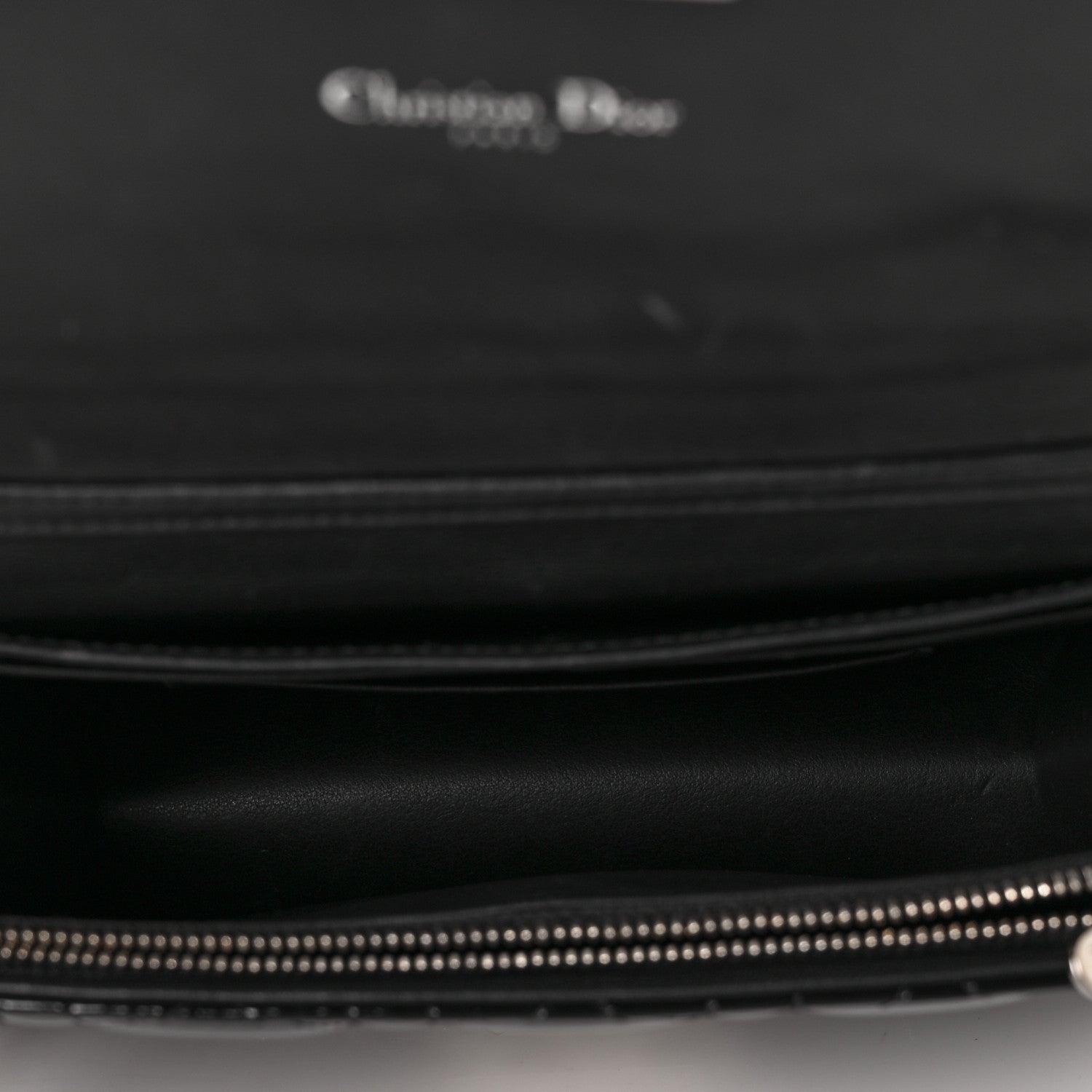 Christian Dior Patent Cannage Miss Dior Promenade Pouch Black 4 of 9