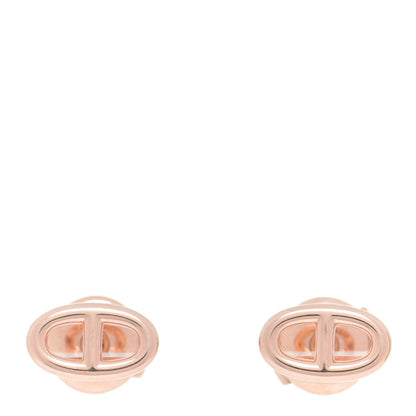 Hermes 18K Rose Gold TPM Farandole Stud Earrings 1 of 6