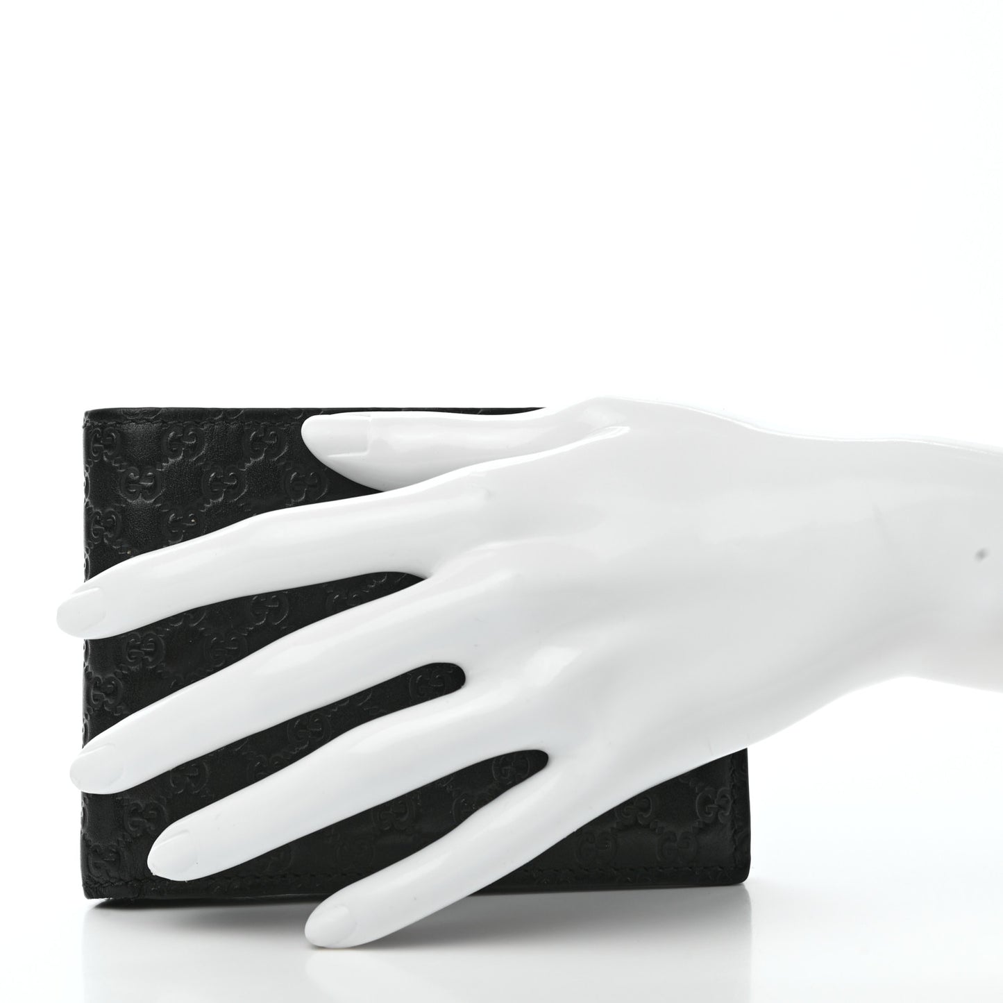 Microguccissima Bi-Fold Wallet Black