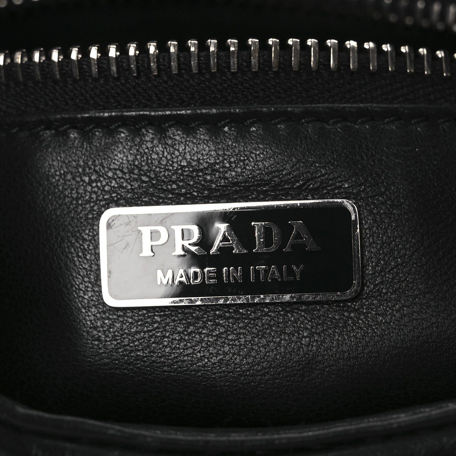 Prada Nappa Soft Padded Re-Edition 2002 Moon Bag Black 1753776