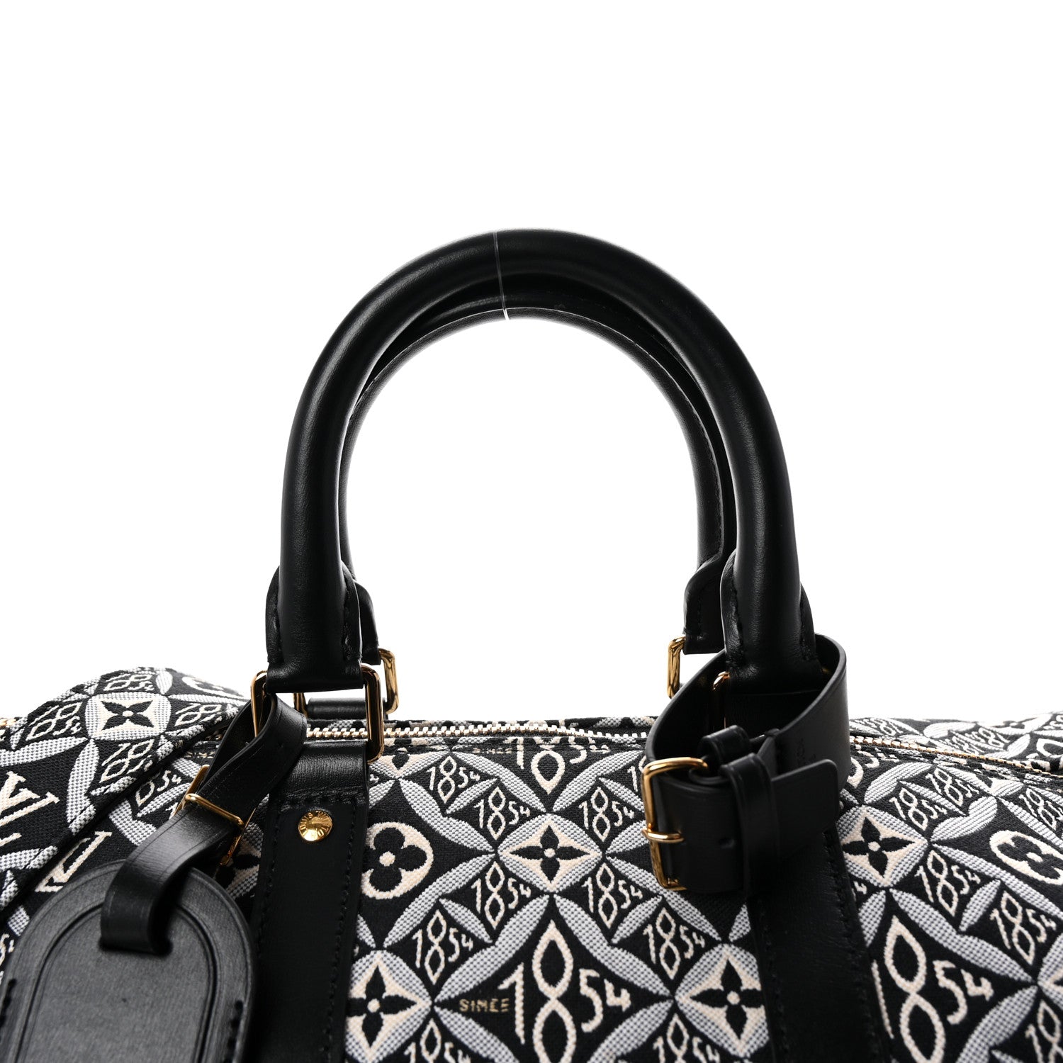 Louis Vuitton Jacquard Since 1854 Keepall Bandouliere 45 Grey 6 of 8