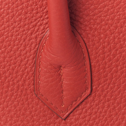 Hermes Togo Birkin 30 Rouge Casaque 12 of 31