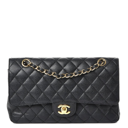 Chanel Caviar Quilted Medium Double Flap Black 1 of 10