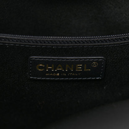 Chanel Lurex Boucle Medium Deauville Tote Black 6 of 10