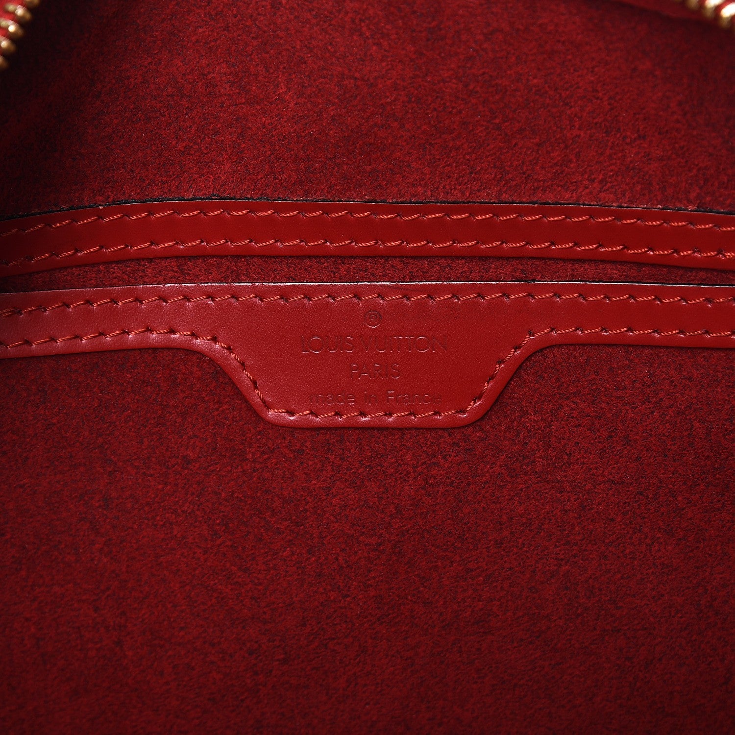Louis Vuitton Epi Soufflot Castillan Red 6 of 9