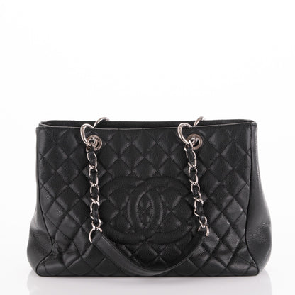 Chanel Caviar Quilted Grand Shopping Tote GST Black 8 of 9