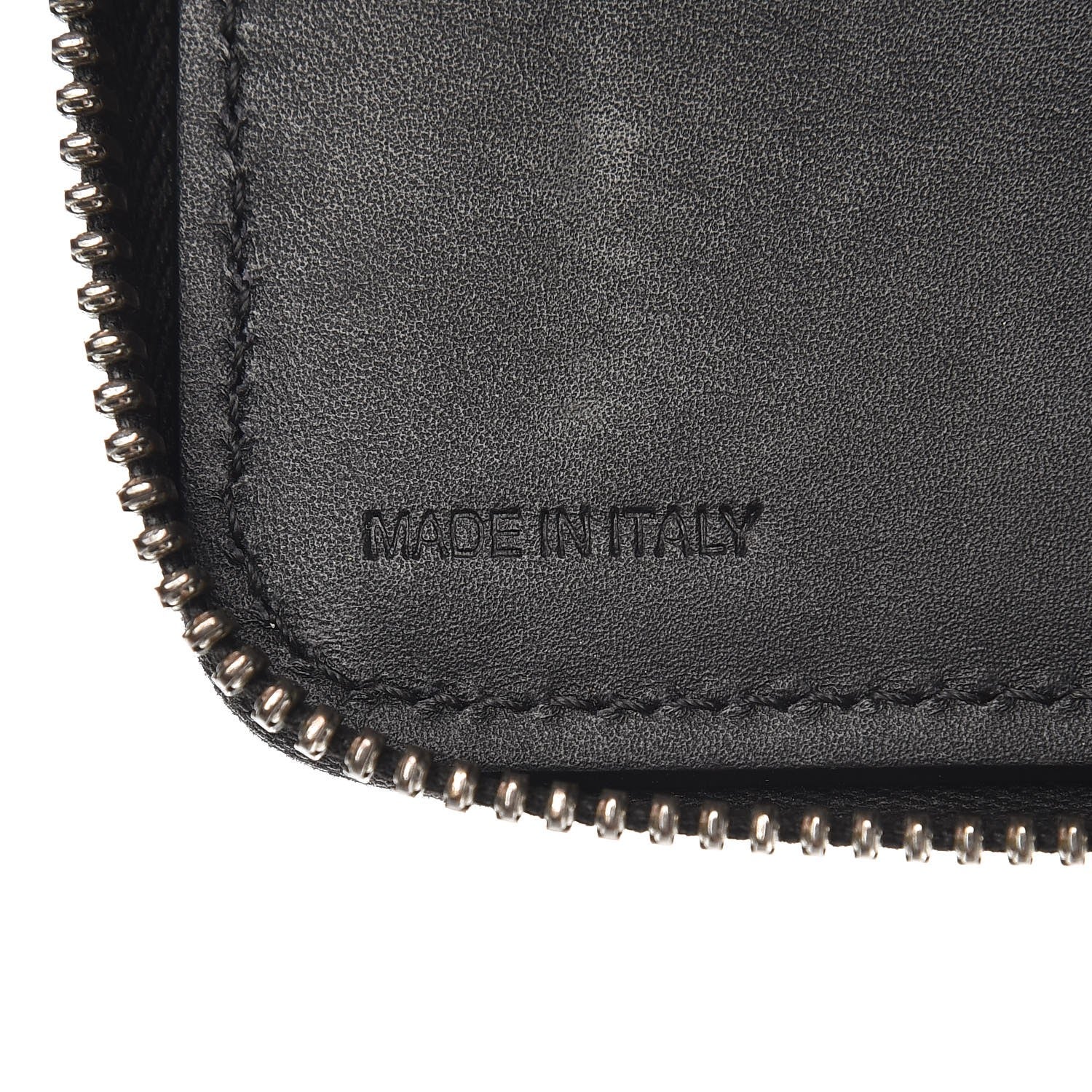 Burberry London Grainy Calfskin Renfrew Long Zip Around Wallet Black 7 of 9