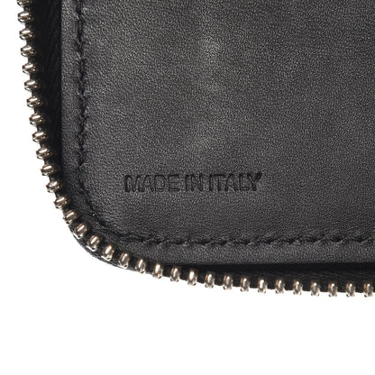 Burberry London Grainy Calfskin Renfrew Long Zip Around Wallet Black 7 of 9