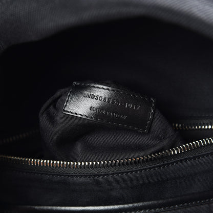 Saint Laurent Canvas Signature Heaven Embroidered Mini City Backpack Black 9 of 9