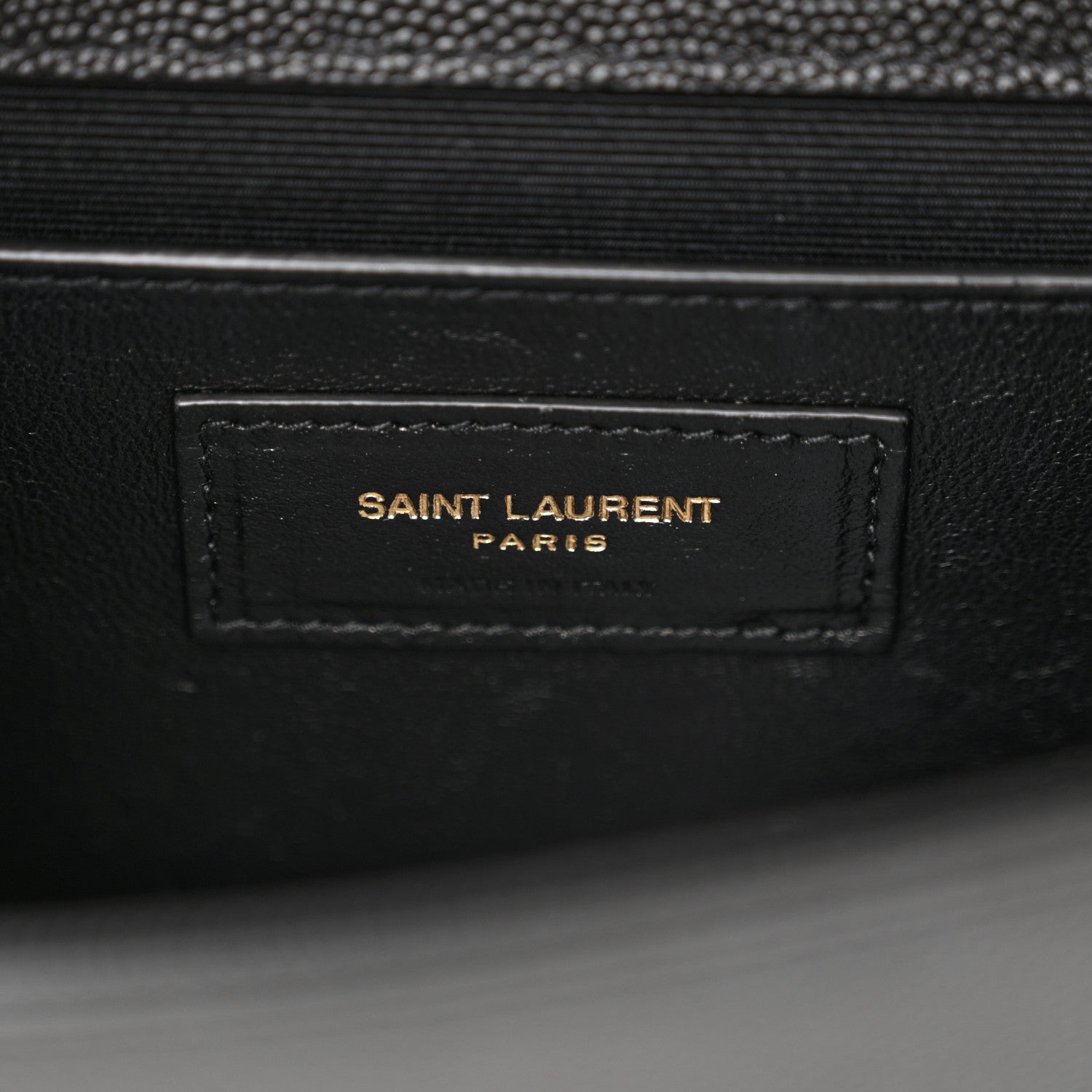 Saint Laurent Grain De Poudre Small Monogram Kate Satchel Black 6 of 10