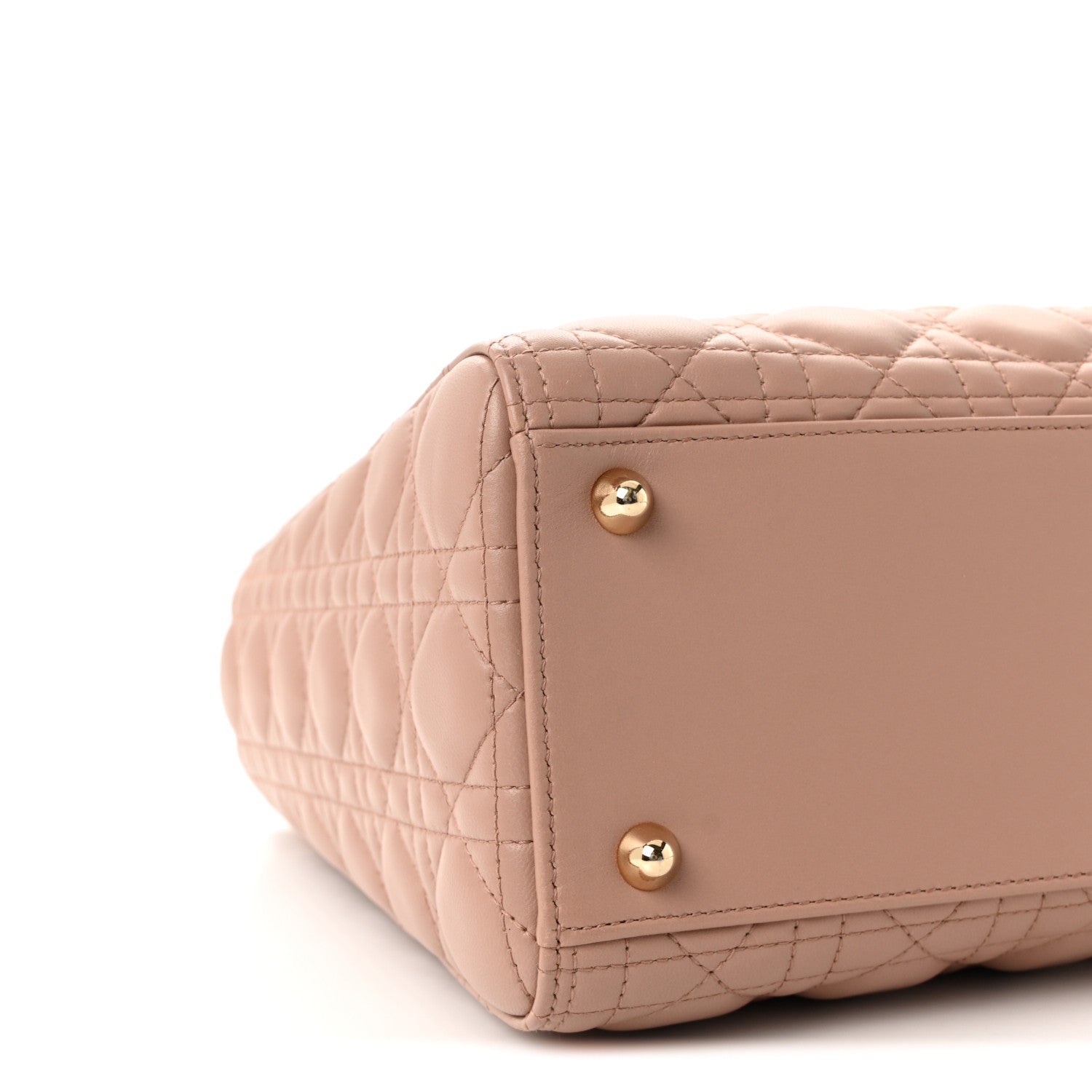 Christian Dior Lambskin Cannage Large Lady Dior Fard 9 of 10