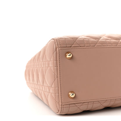 Christian Dior Lambskin Cannage Large Lady Dior Fard 9 of 10