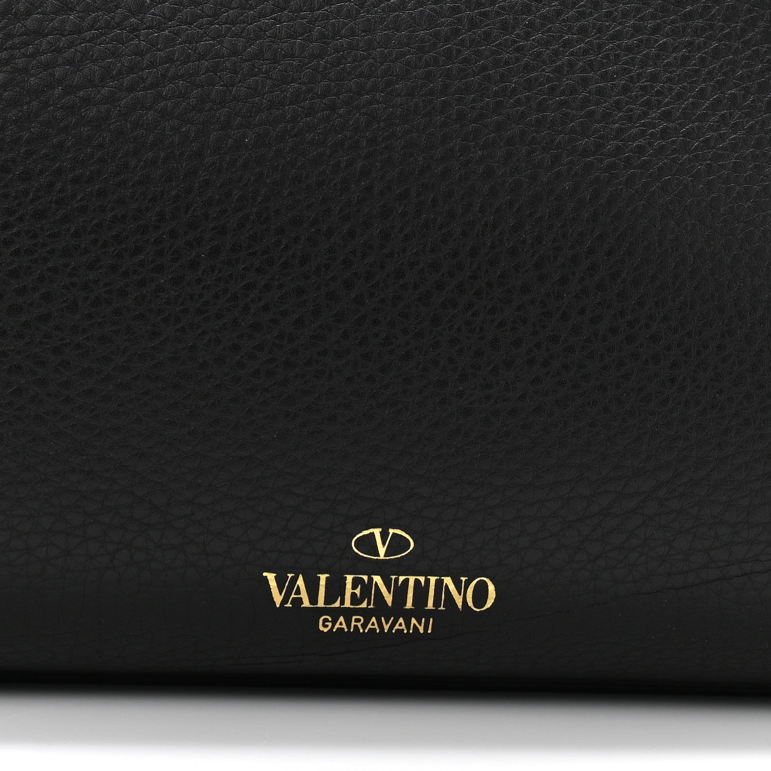 Valentino Garavani Grained Calfskin Small Rockstud Shoulder Tote Black 6 of 10