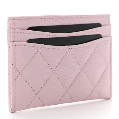 Chanel Caviar Quilted Card Holder Light Pink 3 of 9