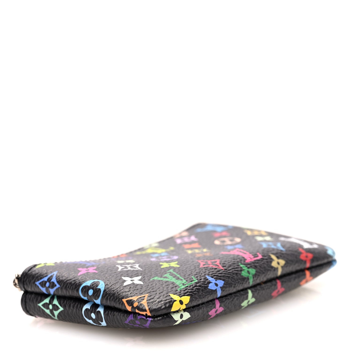Louis Vuitton LV X TM Monogram Multicolor Key Pouch Black 4 of 7
