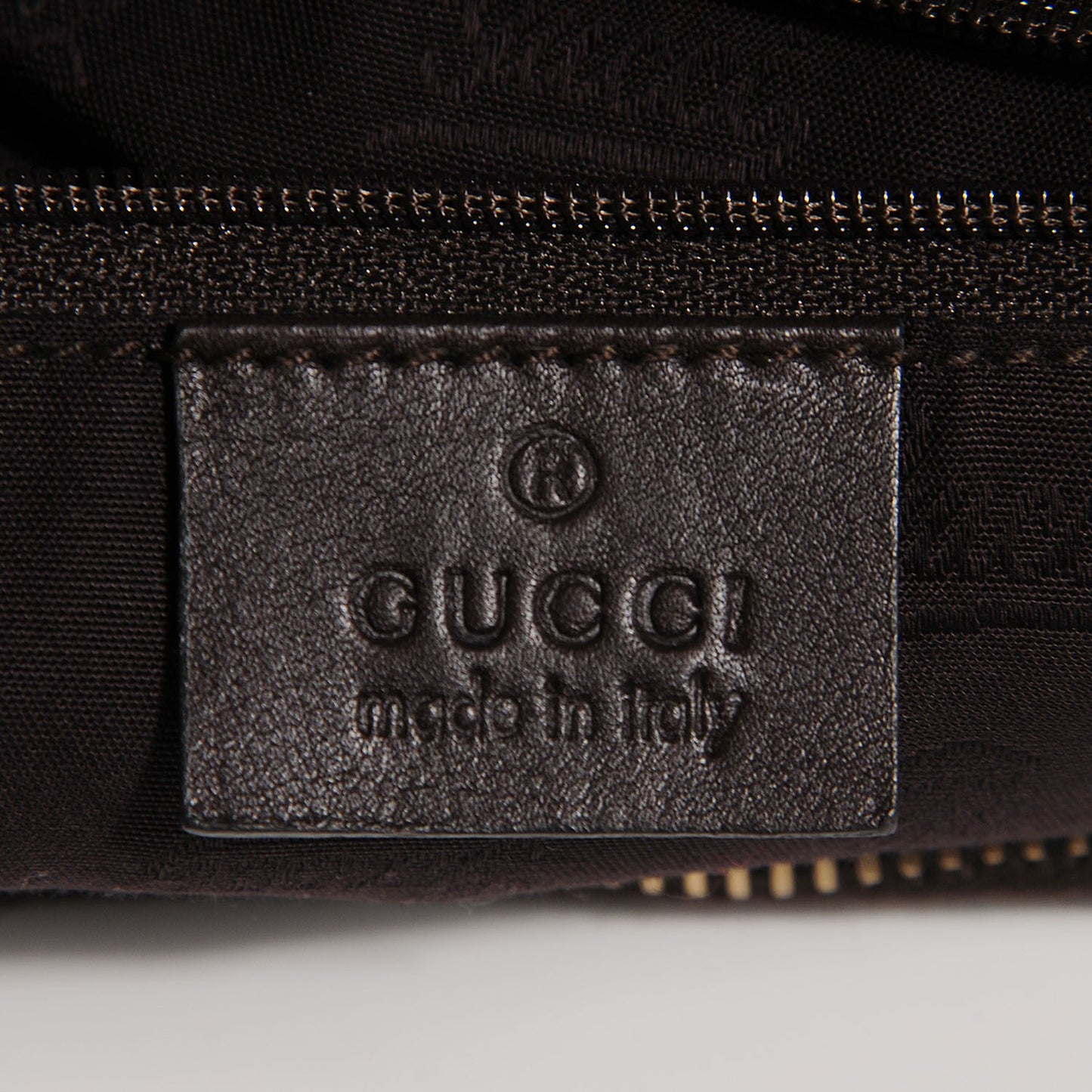 Guccissima Medium Sukey Hobo Dark Brown