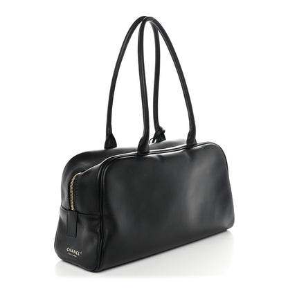 Chanel Calfskin Large Perfect Bowling Bag Black 3 of 10