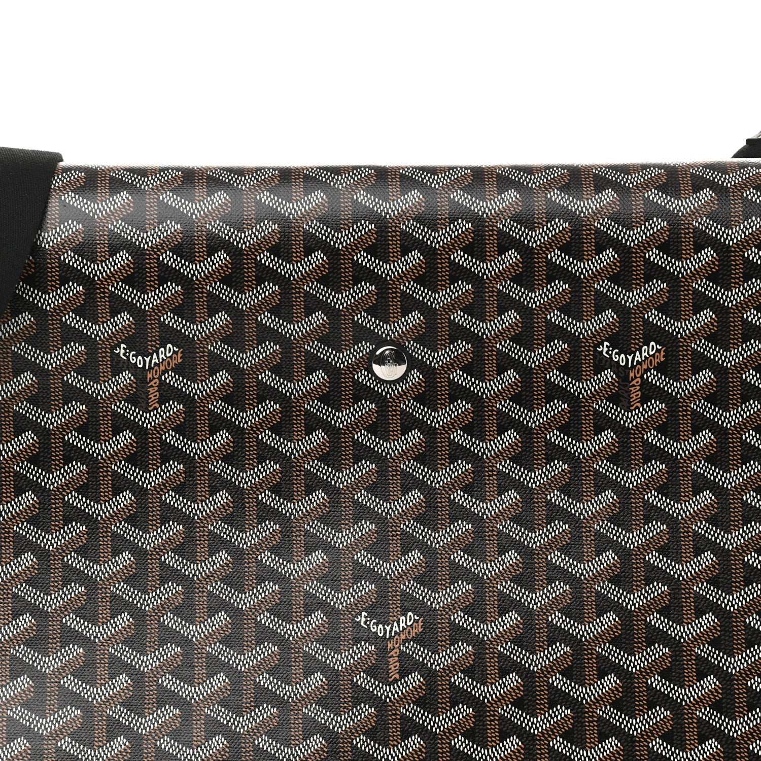 Goyard Goyardine Capetien Messenger Bag Black 8 of 10