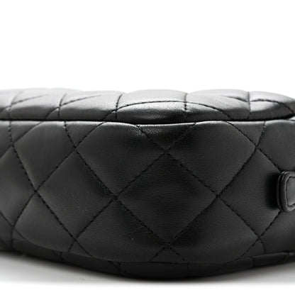 Chanel Lambskin Quilted Small Timeless Camera Case Black 10 of 13