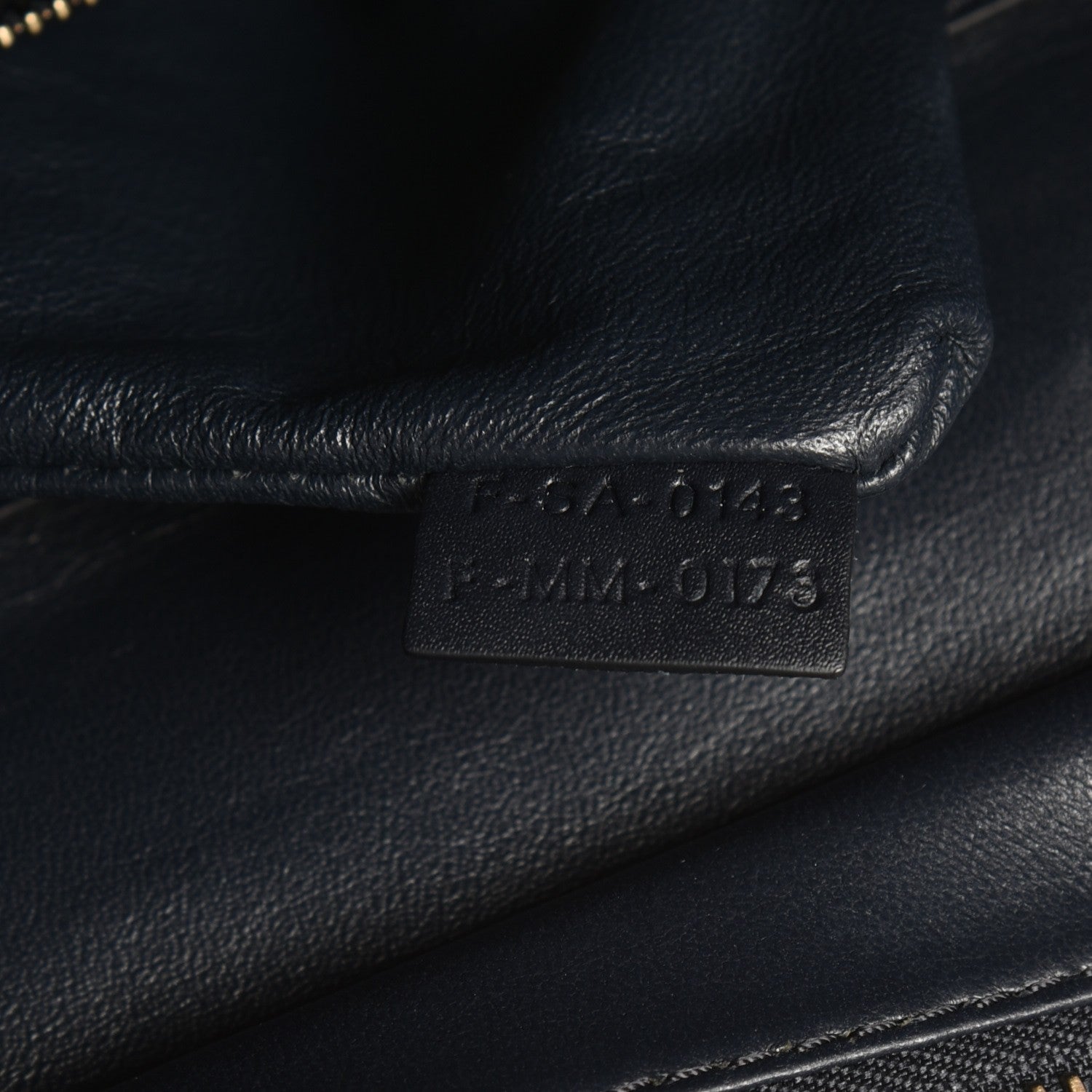 Celine Smooth Calfskin Mini Luggage Navy Blue 7 of 10