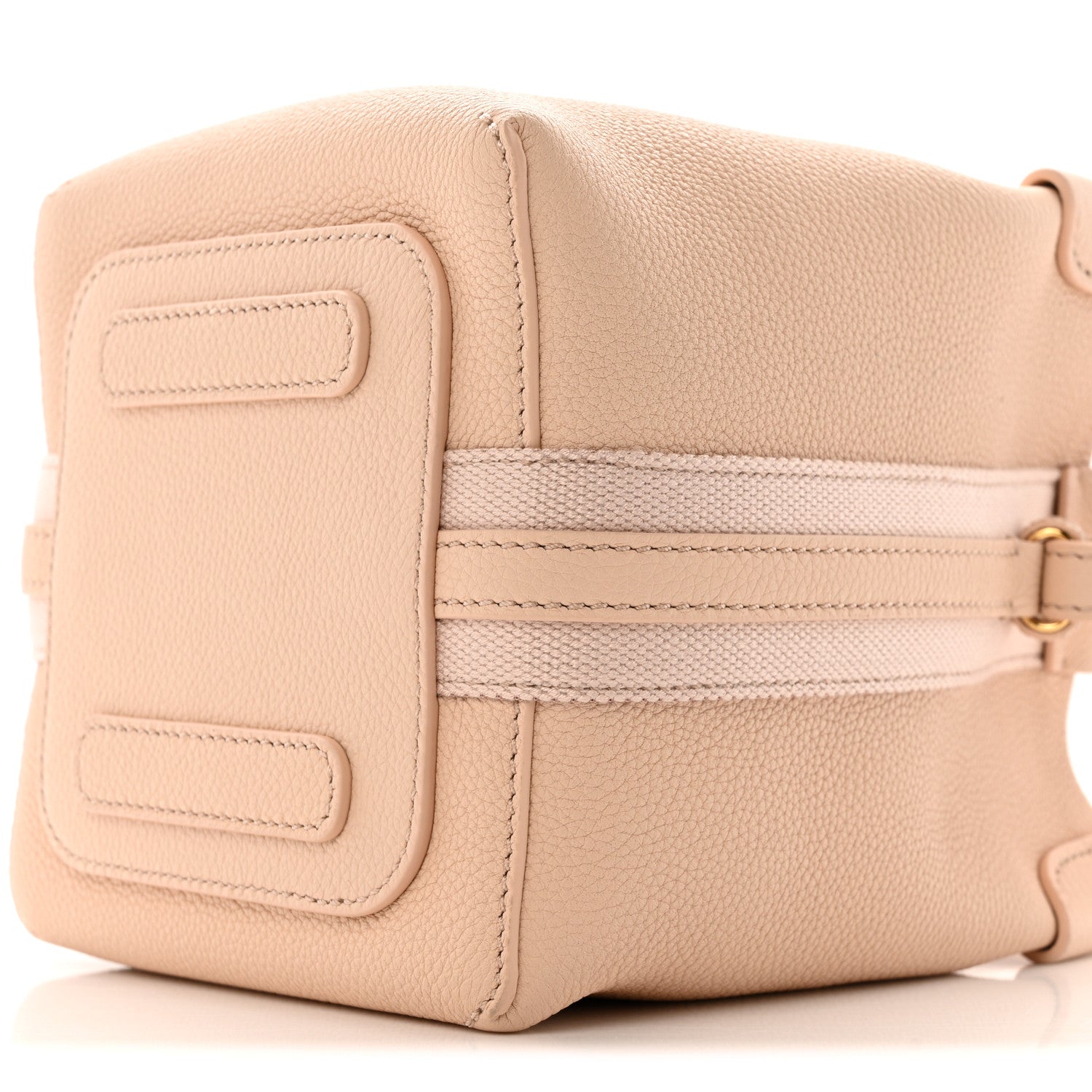 Loro Piana Grained Calfskin Micro Bale Bag Creamed Honey Sun Gold 10 of 11