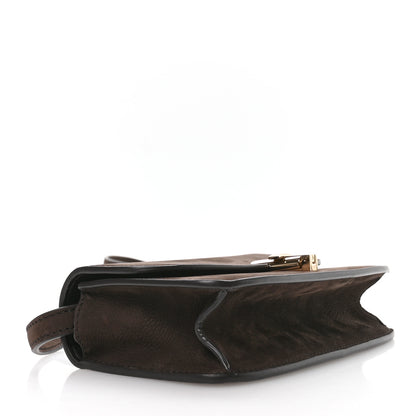The Row Nubuck Calfskin Sofia E/W Crossbody Wood Brown 4 of 9