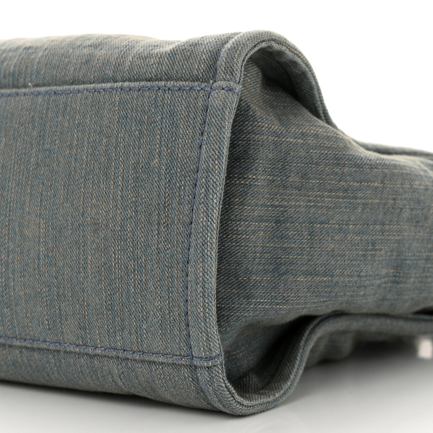 Denim Small Deauville Tote Light Blue