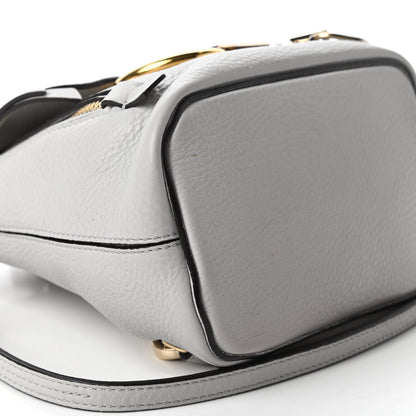 Chloe Suede Calfskin Mini Faye Backpack Airy Grey 6 of 10