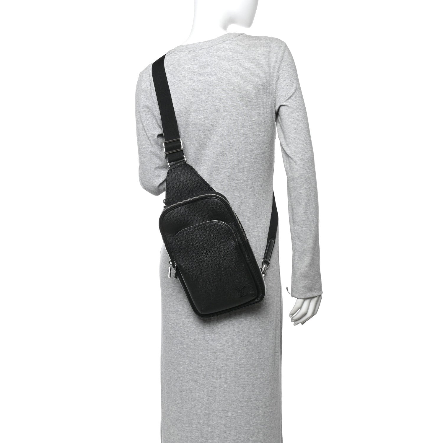 Louis Vuitton Taiga Avenue Sling Bag NM Black 3 of 11