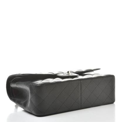 Chanel Caviar Quilted Jumbo Double Flap Black 4 of 12